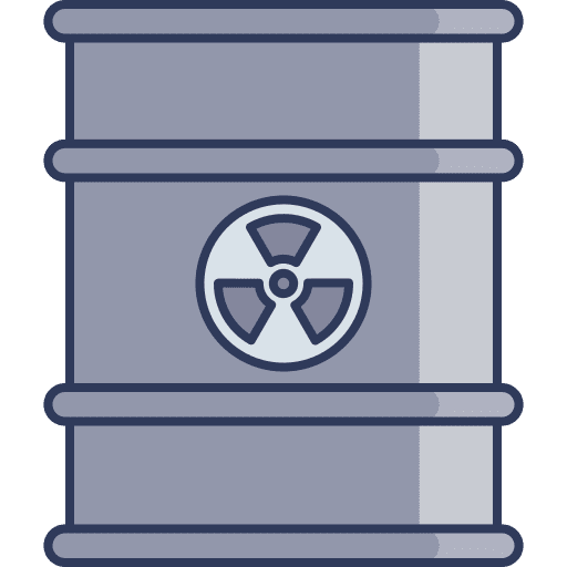 Barrel industry radiation barrel icon