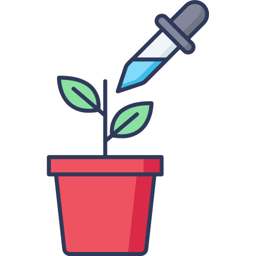 Plant pot plant plant pot chemistry icon