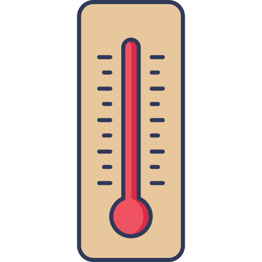 Thermometer degrees thermometer heat icon