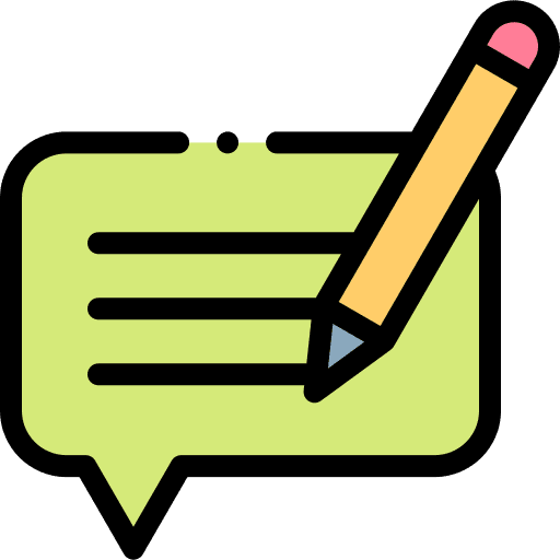 Contact form speech bubble info support icon