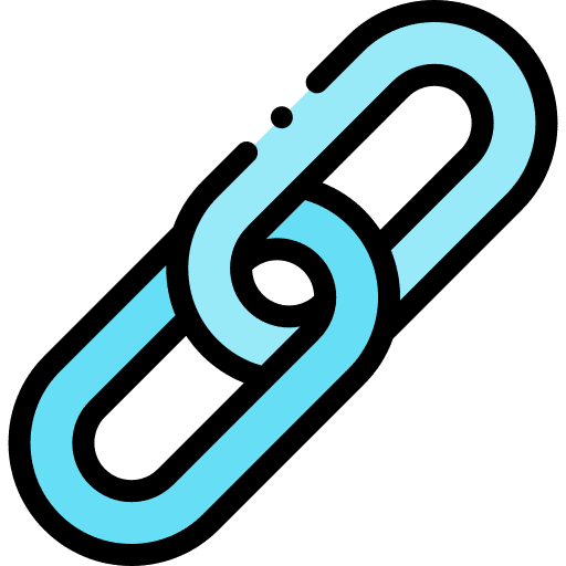 Link tools and utensils multimedia chain icon