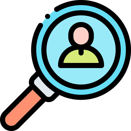 Search missing contact loupe icon