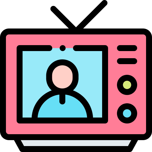 Television vintage television electronic icon