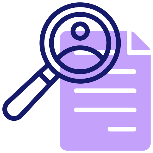 Loupe professions and jobs hire loupe icon