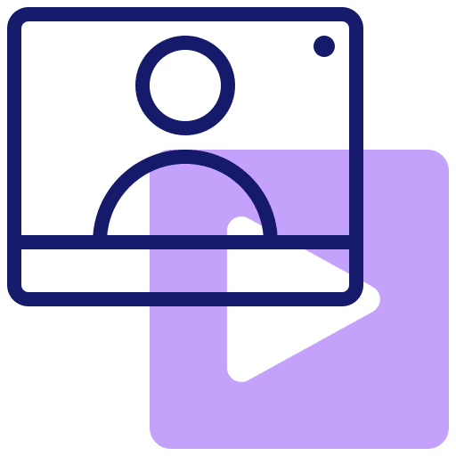 Online streaming online streaming video player video icon