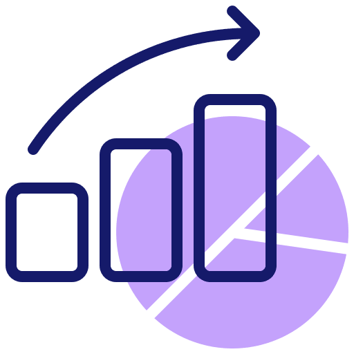 Statistics chart statistic bar icon