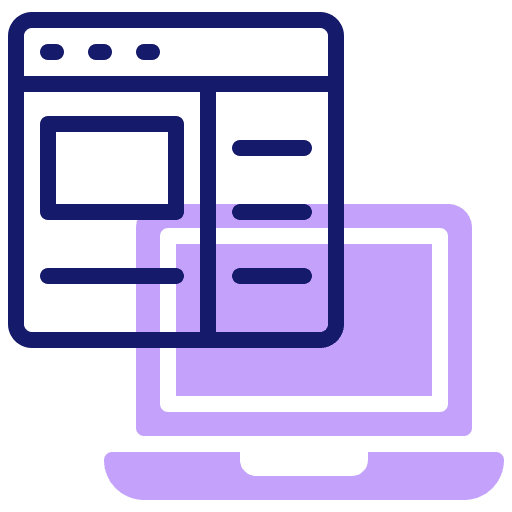 Web pages computer browser seo and web icon