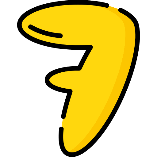 Seven interface symbols buttons icon