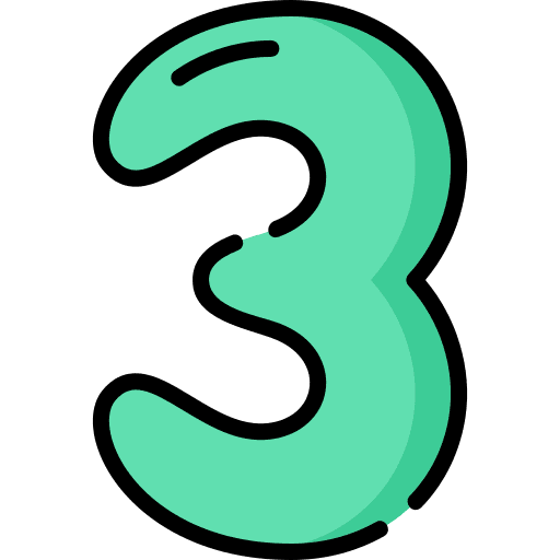 Three symbols interface buttons icon