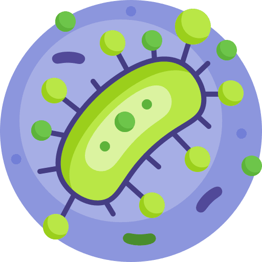 Bacteria bacterium healthcare and medical virus icon