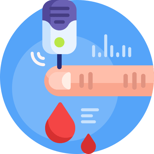 Bio sensor technological healthcare and medical circuit board icon