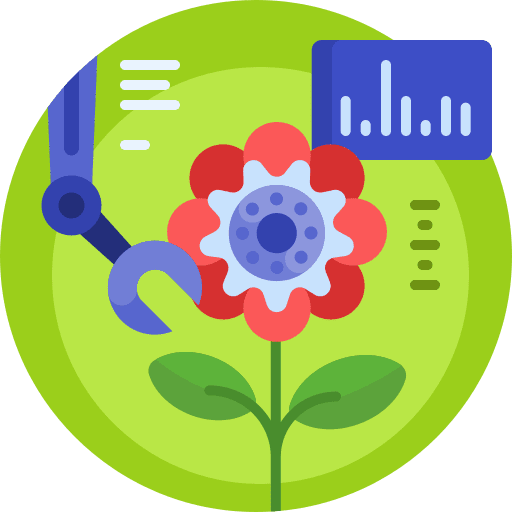 Bioengineering investigation biology advance icon