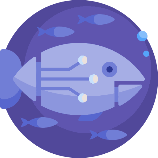 Biorobot biology engeneering miscellaneous icon