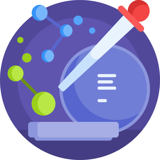 Dropper lab experimentation test icon