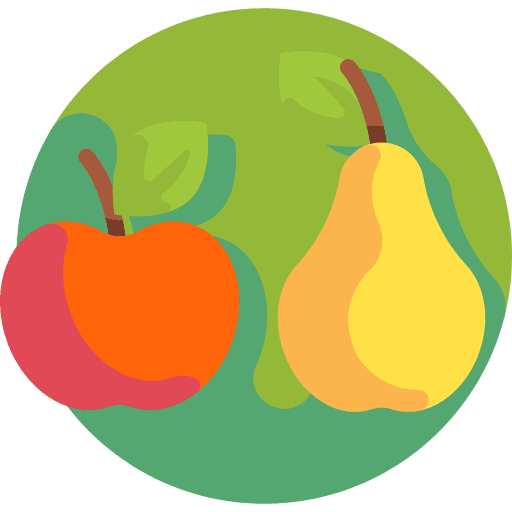 Fruits fruits vegetarian vegan icon