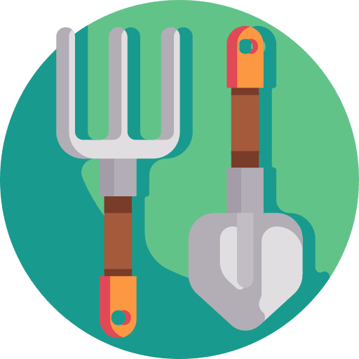 Gardening tools gardening tools shovel garden icon
