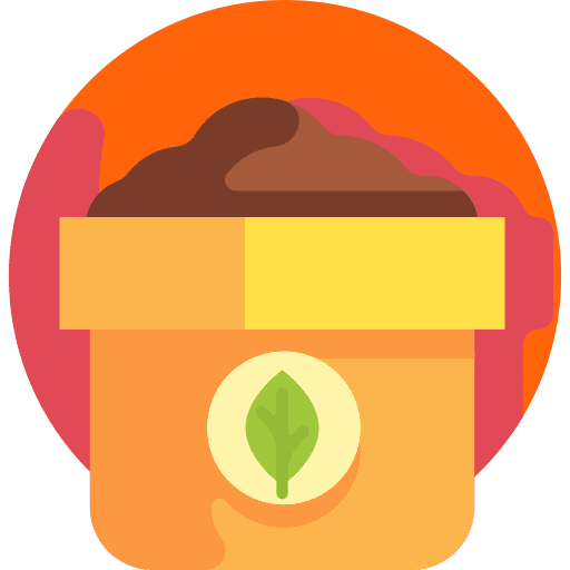 Ground plant ground organic icon