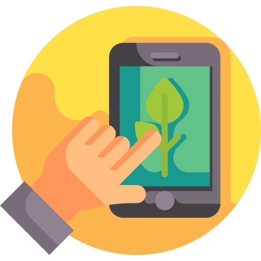 Smart analysis smartphone smart icon