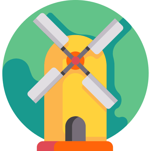 Windmill environmental windmill ecology icon