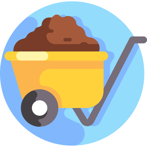 Forklift forklift gardening transport icon