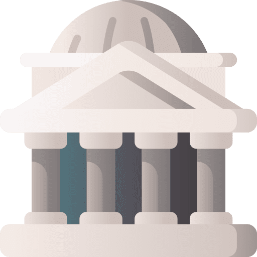 Pantheon architecture and city pantheon architecture icon