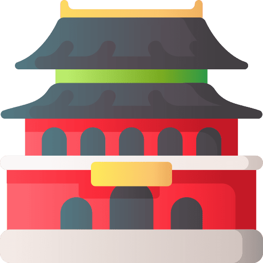 Forbidden city forbidden city china landmark icon