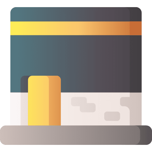 Kaaba religion architecture and city islam icon