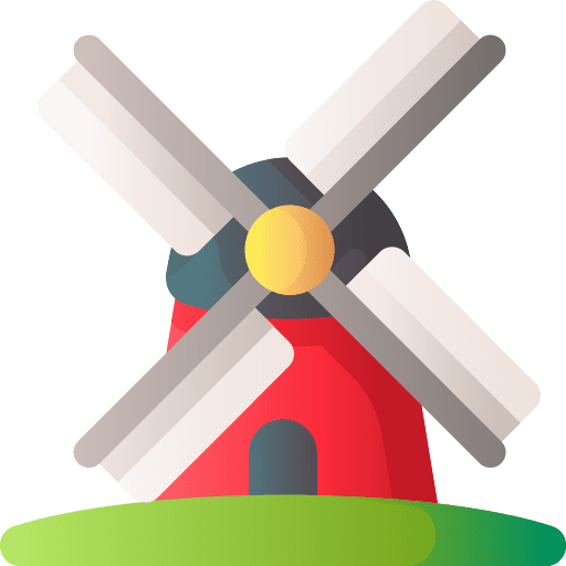 Kinderdijk windmills kinderdijk windmills europe landmark icon