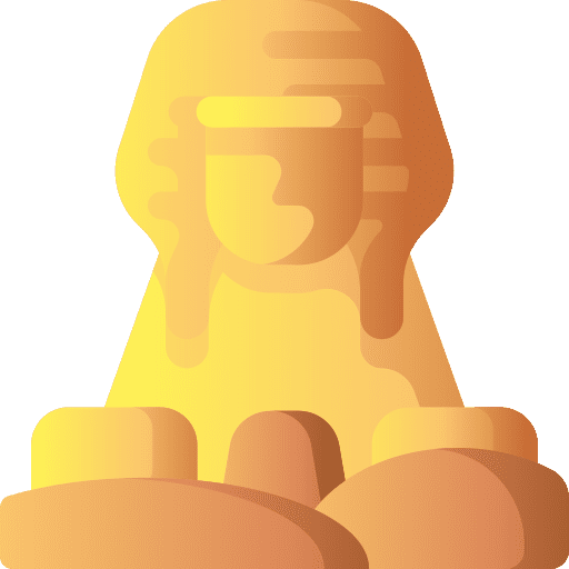 Sphinx mythical monuments architecture and city icon