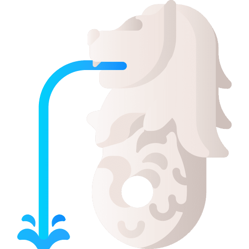 Merlion singapore architecture and city merlion icon