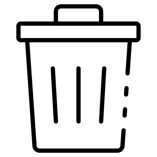 Dustbin garbage can dustbin trash icon