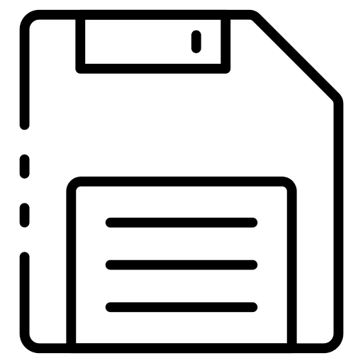 Floppy disk diskette technology floppy disk icon