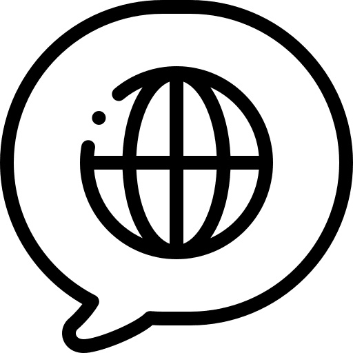 News ui globe grid communications icon