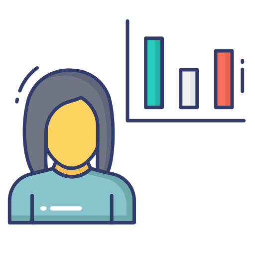 Graph business line bars statistics icon