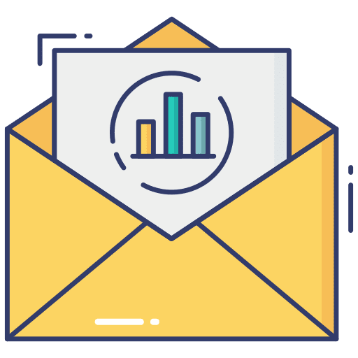Analytics statistics report communications icon
