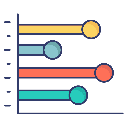 Graph chart graphic analytics icon