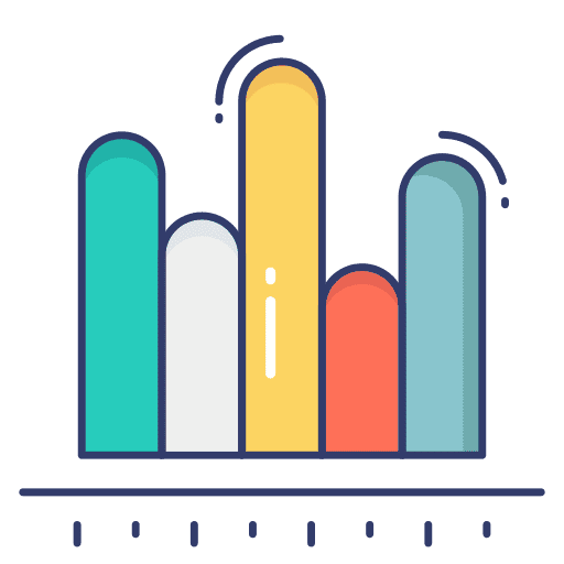 Graph graphic chart business and finance icon