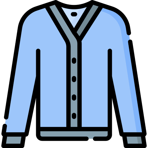 Cardigan long sleeve fashion cardigan icon
