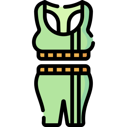 Gym clothes cash purse gym clothes icon