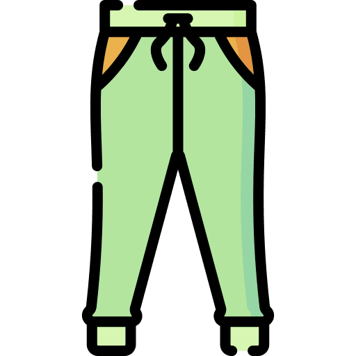 Jogger pants clothes short sport icon