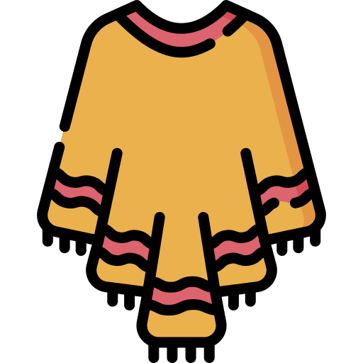 Poncho team garment sports and competition icon
