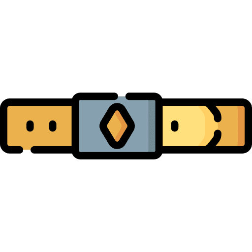 Belt christmas rain jewelry icon