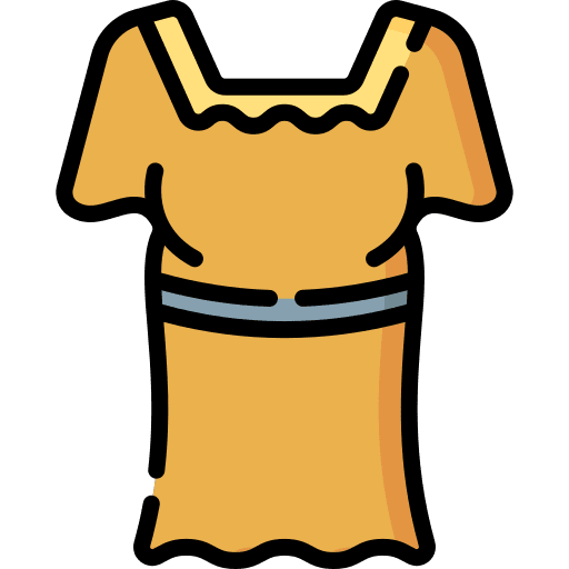 Dress femenine dress garment icon