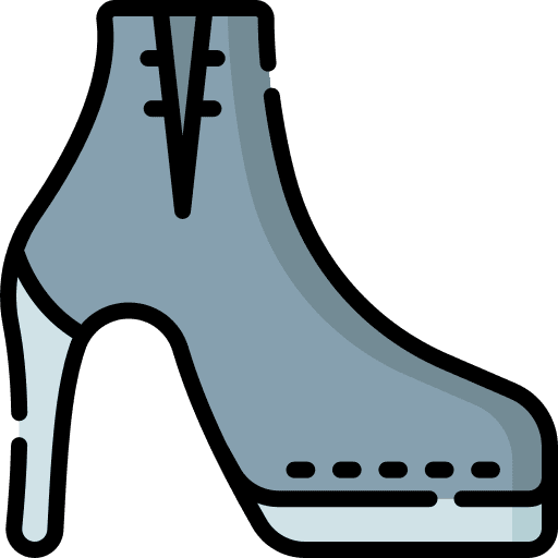 High heels purse high heels berets icon