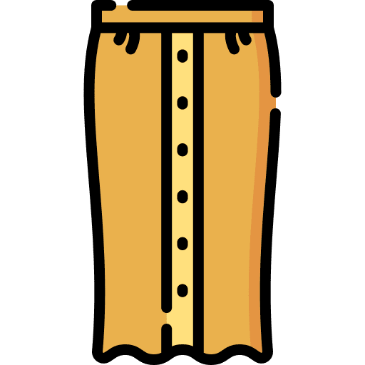 Maxi skirt clothes long outfit icon