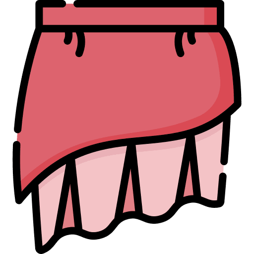 Skirt outfit garment clothes icon