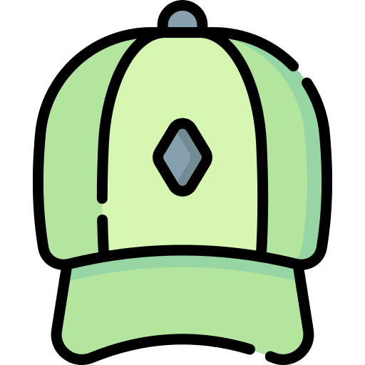Cap fashion sporty garment icon