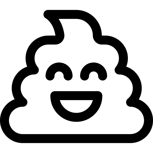 Poop emoji smileys shit icon
