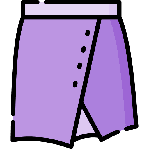 Skort garment skirt clothes icon