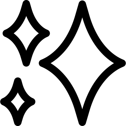 Star illumination shape sparkle icon